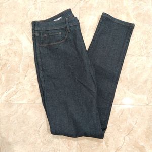 🔥 Muji Skinny Dark Indigo Blue Stretch Denim Jeans